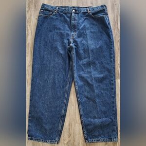 Levi's 560 Jeans Men's 46x30 Loose Comfort Fit Tapered Blue Denim